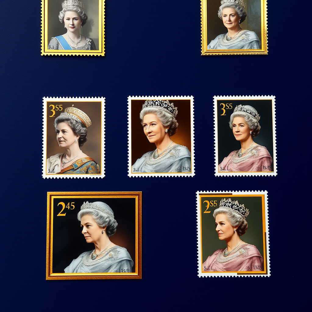 Royal Mail Unveils Special Stamps Marking Queen's 100th Birthday